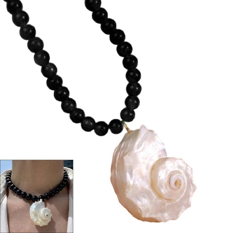 Authentic Conch Shell Jewelry for Outfits Artistics Beach Necklace Portable Casual Accessory