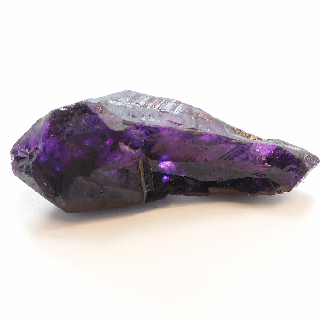 CERTIFIED 36 Ct Natural Uncut Rough Sapphire Purple Loose Gemstone