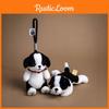 Border Collie Animal Plush Doll Keychain With Pp Cotton Filling For Backpack Decor And Gift