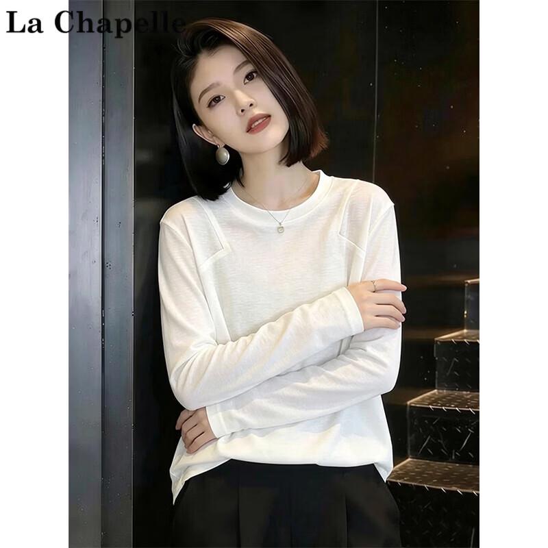 La Chapelle Women's Korean-Style Casual Long-Sleeve T-Shirt