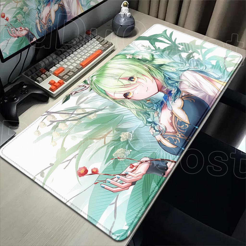 Hololive Ceres Fauna Laptop Keyboard Mats HD Printing Computer Anime Extended Table Carpet Gamer Mouse Pad PC Rubber Accessories