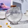 Creative Glass Bottle with Sand, Shells, Lucky Stars, Paper Cranes, and Rainbow Pentagrams