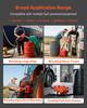 Fuel Transfer Pump 230V, 20 GPM 76 L/min, AC Electric Oil Transfer Pump, with Meter, Auto Shut-Off Fuel Nozzle & Discharge Hose, High Flow for