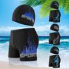 Men's 2025 Swim Set: Cross-border Square Leg Swim Trunks & Beach Shorts
