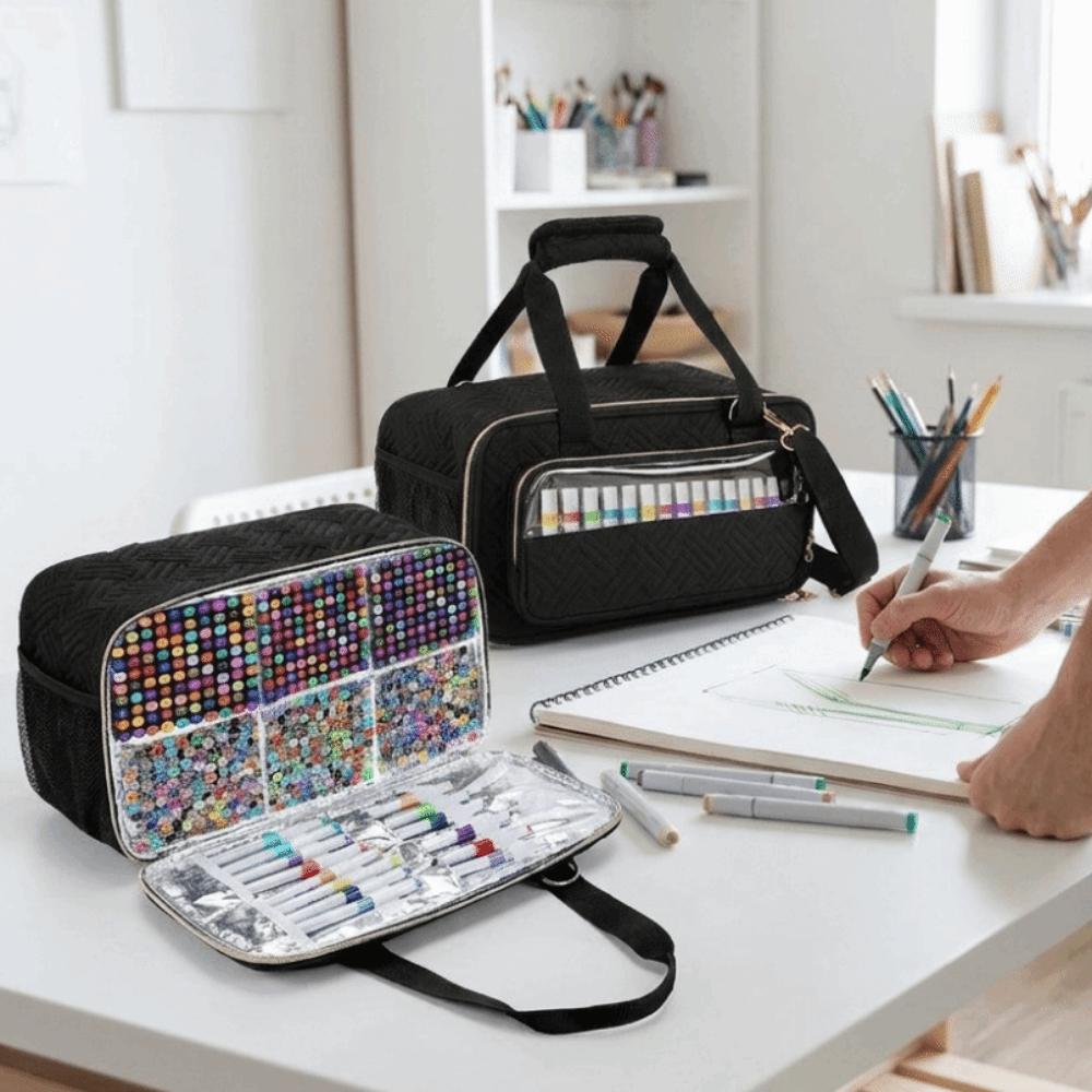 Waterproof Markers Storage Bag Large Capacity Stationery Bag Watercolor Pen Stationery Bag Office