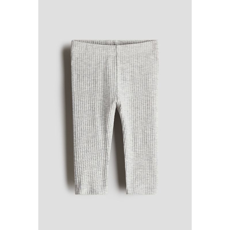 

Детская одежда HM Брюки для девочки Летние с эластичной талией Базовые из рубчатого хлопка 1265207 Light gray 66/44(2-4m)