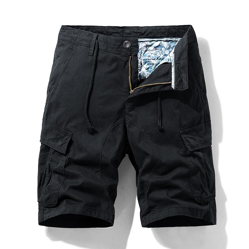 JAYSCE Mens Cargo Shorts Fashion Multi-pockets Shorts Male Casual Jogging Shorts Loose Pants