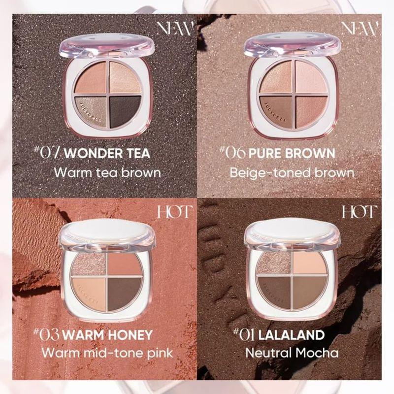 Judydoll - Glazed 4-Shade Eyeshadow Palette - 3 Colors