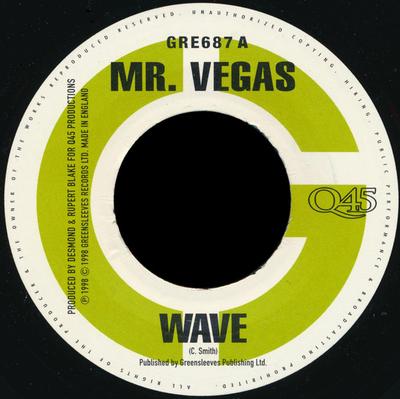 7palcová deska MR. VEGAS / AGONY POLISH - Wave / Long Time GRE687 Greensleeves Re 1998 UK Reggae, Ska & Dub Použité