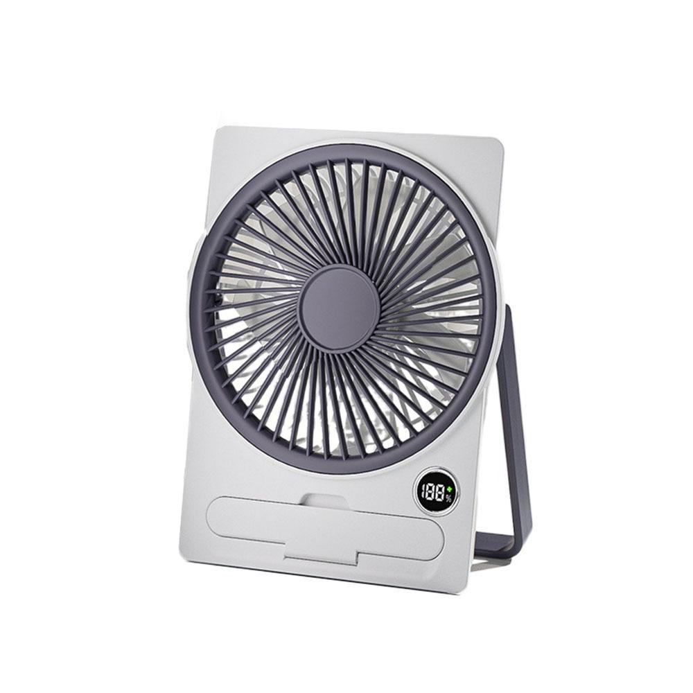 5-Speed Adjustment Portable Desktop Fan Ultra Slim Design Table Air Cooler  Travel