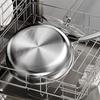 304 Stainless Steel Non-stick Titanium Frying Pan for Steak, Eggs & More
