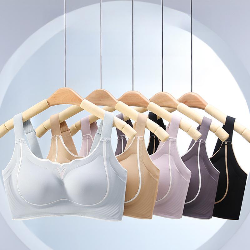 Untouched Lingerie for Women Sexy Without Steel Rims Push Up Bra with Anti Sagging Support Adjustable Gathering Bra