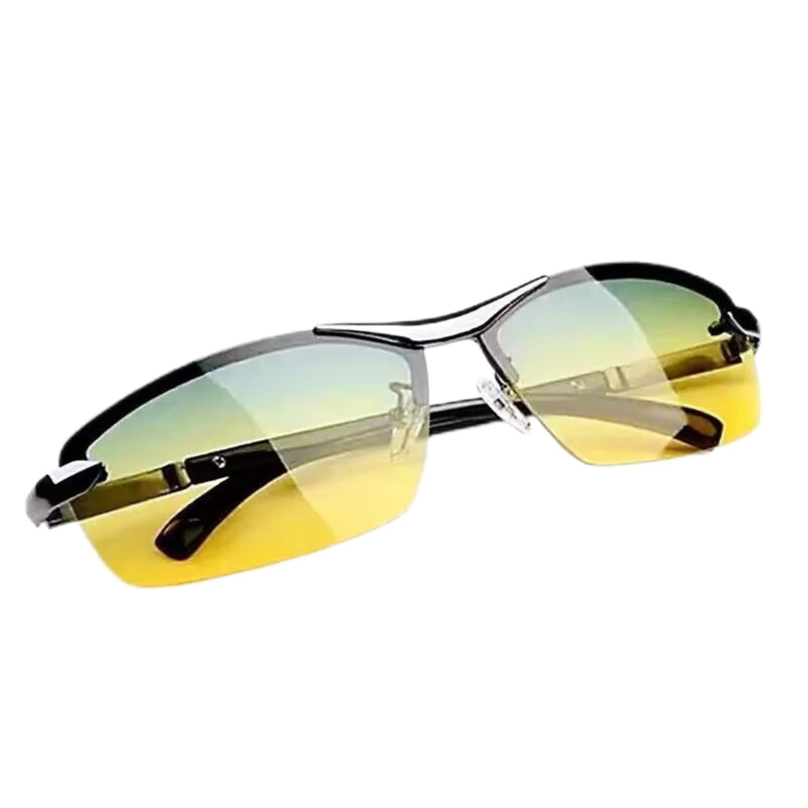 

Очки для езды на велосипеде днем и ночью, ночные очки для вождения зелёный