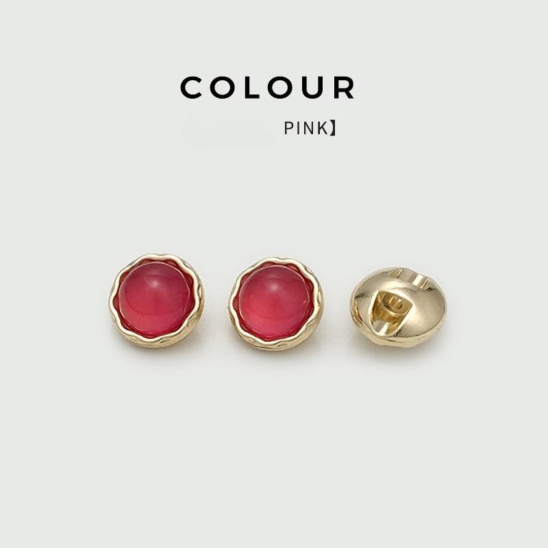 10pcs Colorful Shank Buttons 21/25mm Round Plastic Shank Buttons Coat Buttons DIY Clothes Sewing Accessories