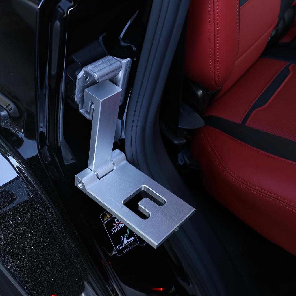 For Mercedes Benz G class W463 2004-22 Car Roof Rack Step Foldable Car Door Step Latch Hook Auxiliary Foot Pedal Car