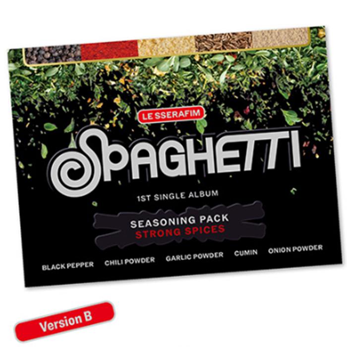 (WEVERSE ALBUMS ver.) LE SSERAFIM [SPAGHETTI] 1st SINGLE ALBUM