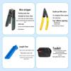 FTTH Fiber Optic Tool Kit: Fusion Splicer, Power Meter, Red Light Pen, Miller Pliers, Cutting Knife, Tool Bag.