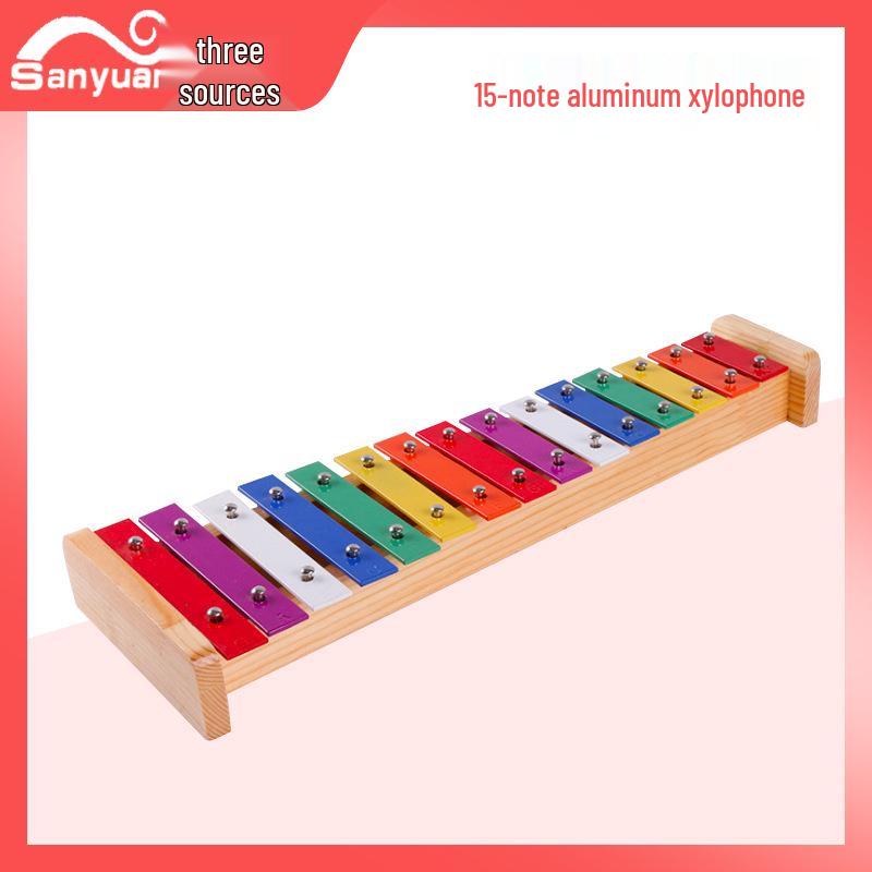 

Красочный 15-нотный алюминиевый глокеншпиль для раннего развития детей и школьного обучения Other