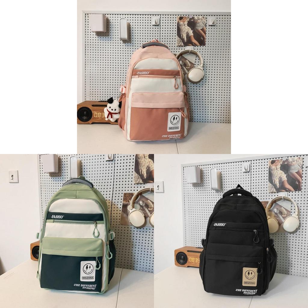 Nylon Fashion Backpack For Students With Feature And Laptop Storage For School Use