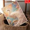 Elegant White Pearl Peacock 5D DIY Pearl Gemstone Art Diamond Painting Kit for Adults/Beginners Gift Ideas Home Decor Wall Art Craft