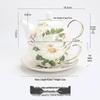 Mother-Child Ceramic Tea Set: Upgraded Pot & Cup with Floral Design