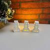 Reusable Silicone Mold Home Decors Molds Snowman Shape Candle Holders Moulds Ornament Molds Suitable for Holiday Gifts
