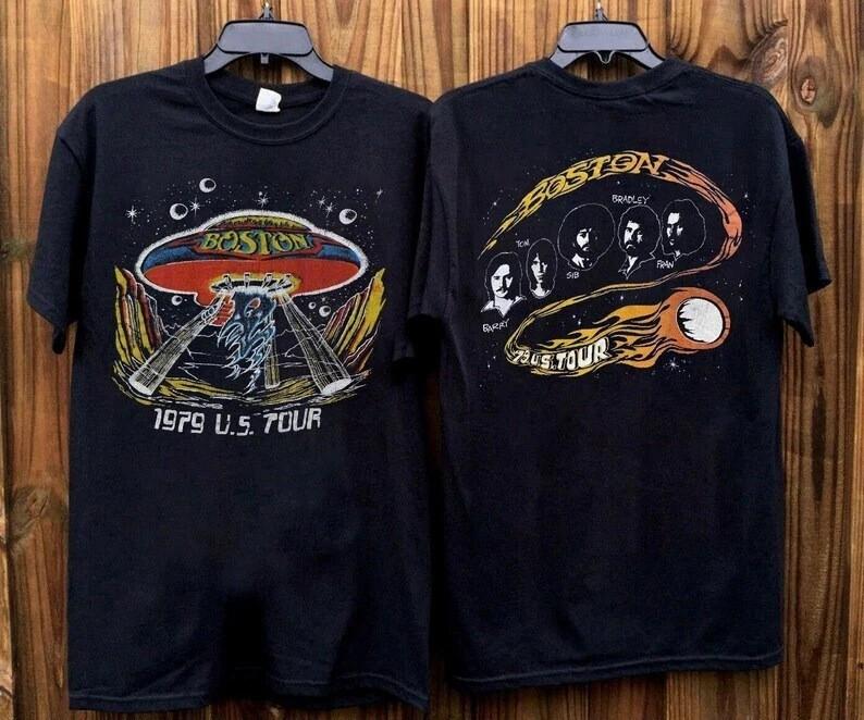 

Boston 1979 U.S. Tour T-Shirt, Boston Band T-Shirt, Boston Tour 79 T-Shirt M