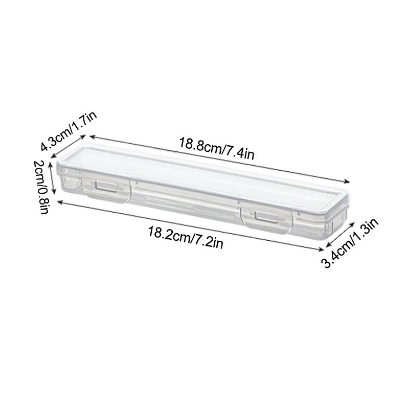 Portable Toothbrush Box Plastic Travel Toothbrush Case Transparent Toothbrush Holder Organizer Travel Practical Accessories