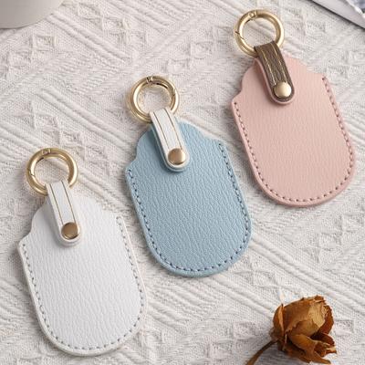 Customized Key Bag Is Suitable for Mercedes-Benz E300 Key Set GLC260L Handmade Leather Car Protection Case Ring.