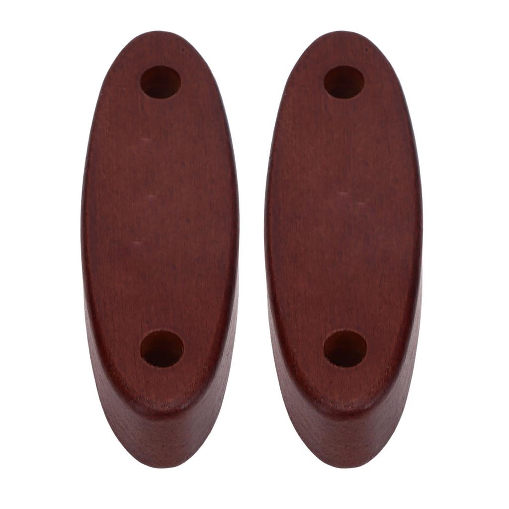 2pcs Wooden Tent Rope Buckle 8mm Windproof Rope Buckle Rope Adjustment Accessories for Camping