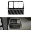 Real Carbon Fiber Gear Headlight Adjust Switch Frame Covers for Toyota RAV4 2006-2012, Protect Decor Stickers Interior Center Console Car