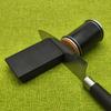 Rolling Knife Sharpener Double Sided Diamond Sharpening Stone 15_20° Degree Magnetic Angle Roller Sharpening for Kitchen