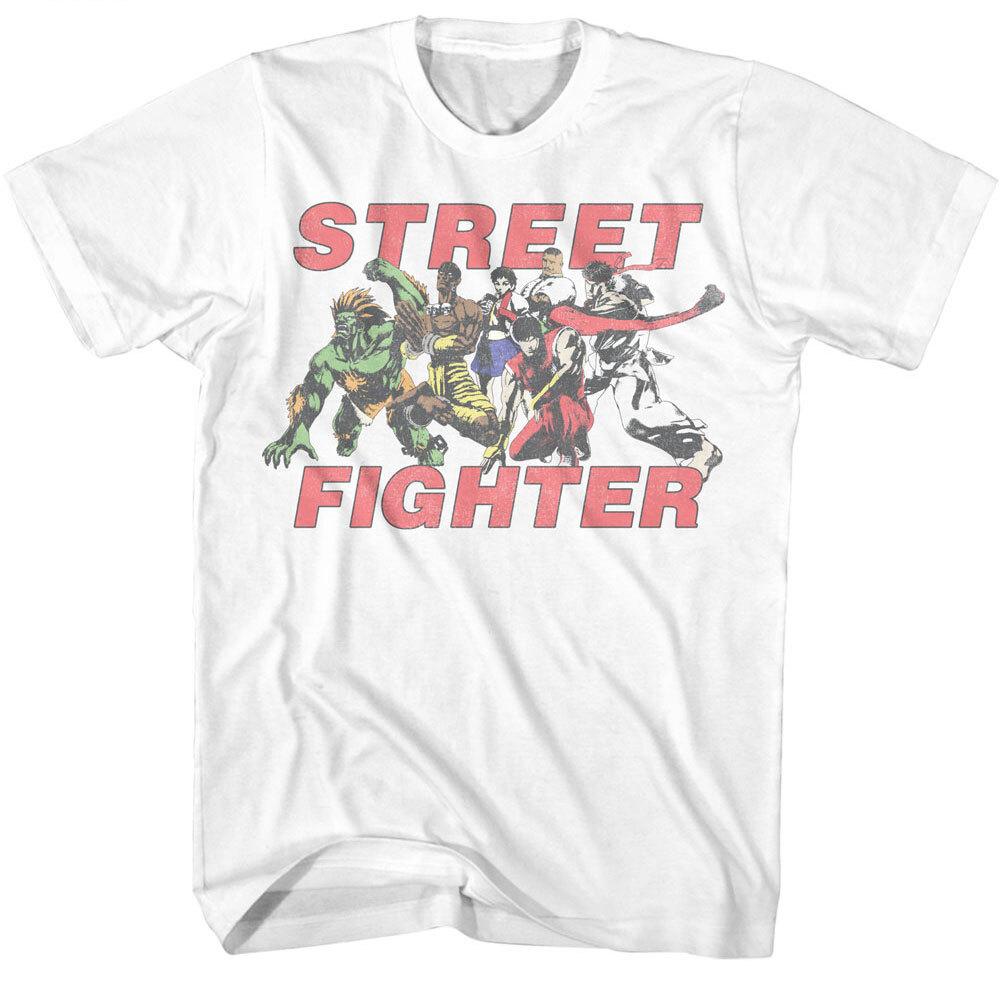 Street Fighter Capcom Video Game Fighter Character Collage Men s T-Shirt Unisex T-Shirt S