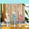 Charming Zinc Alloy Butterfly Keyring With Delicate Lucky Rope Perfect For Womens Bags