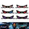 Motorcycle Demon's Eye Light Taillight Cycling Warning Light Strobe Signal Light Motorcycle Decor LED License Plate Eyes Light