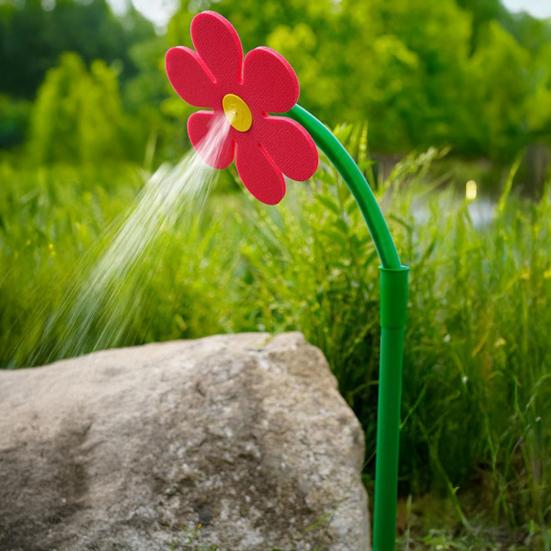 Dancing Daisy Lawn Sprinkler Crazy Daisy Garden Sprinkler 360-Degree Rotating Sun Flower Sprinkler for Watering Yard Plants Kids Pets Playing