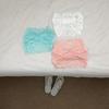 Thin Style Lace Ruffled Headband Elasticity Pleated Headband Floral Hair Accessory  Party Wear