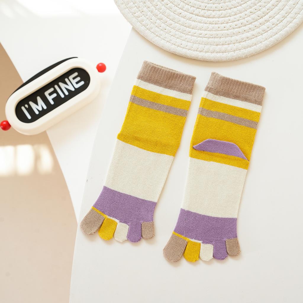 Kids Five Toe Socks Fashionable Breathable Comfortable Cute Deodorant New