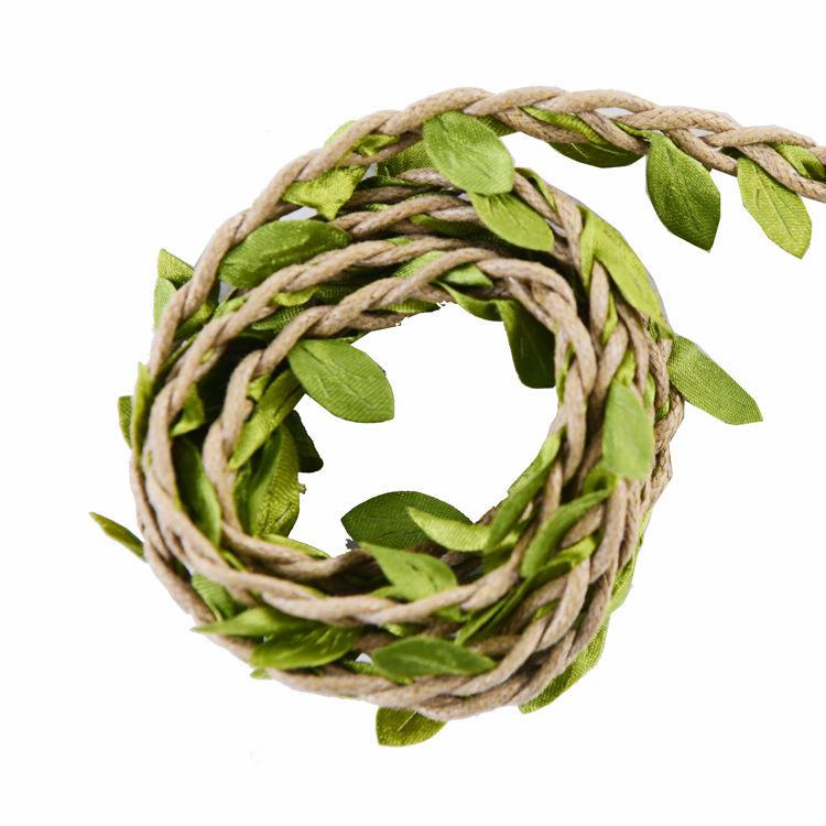 DIY Natural Leaf Vine Ribbon for Crafts and Decorations.