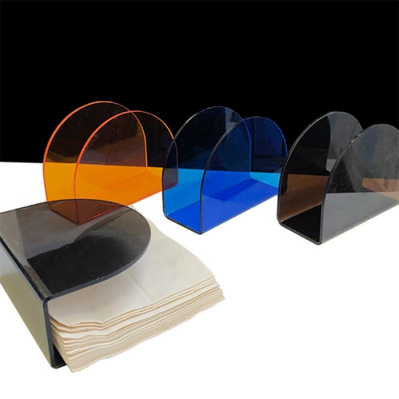1Orange Acrylic Napkin Holder for Hotel Restaurant Bar Cafe Cocktail Napkin Holder Wedding Festival Party Napkin Organizer