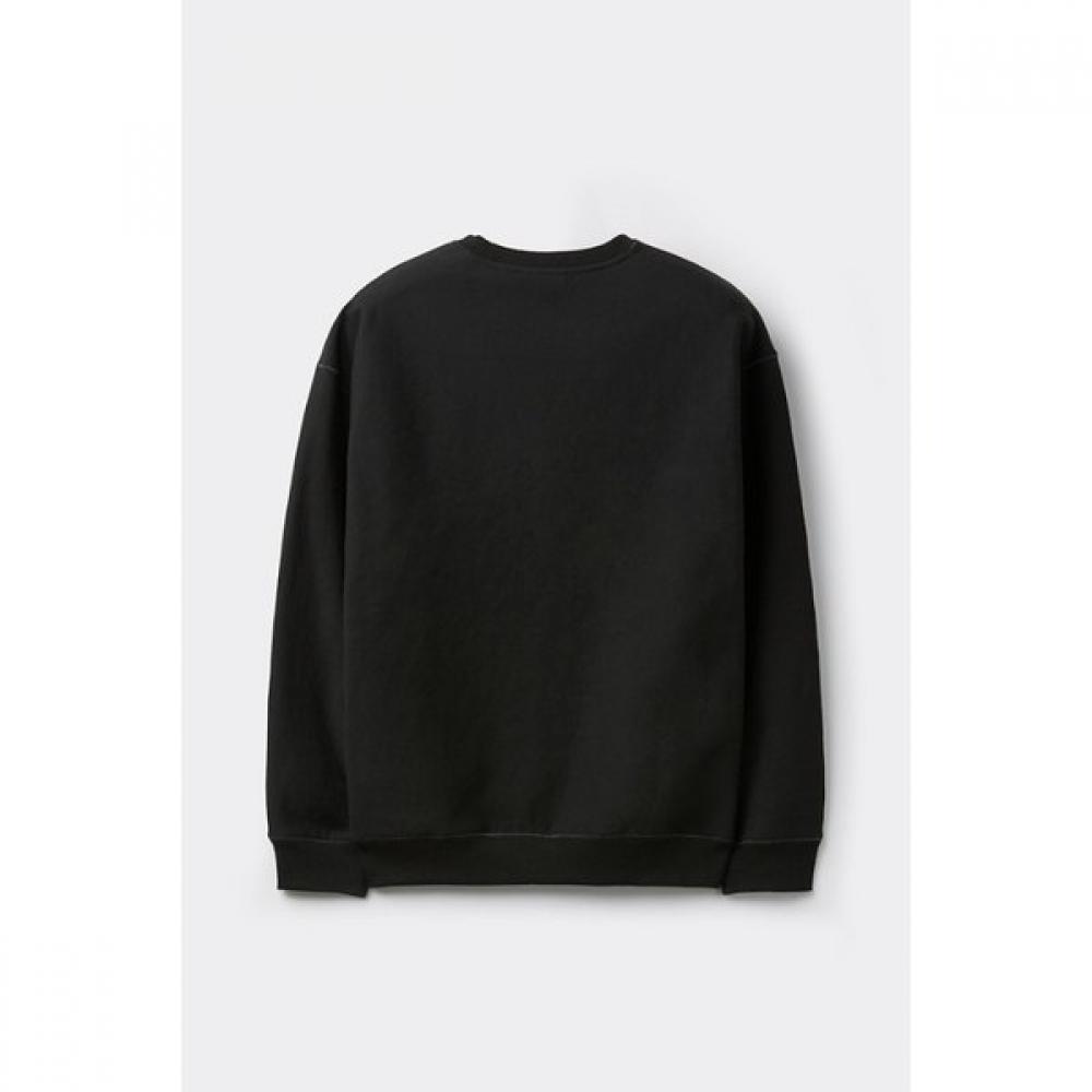 Customellow Black Stitch Sweatshirt Black Cwtaw25623bkx