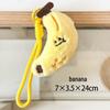 Cute Fruit Plush Pendant - High-Quality Bag Decoration and Keychain Doll Toy