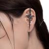Gothic Earring for Girl Punk Goth Thorn Rose Crow Stud Moon Earrings puncture Earring Halloween Party Accessories Jewelry