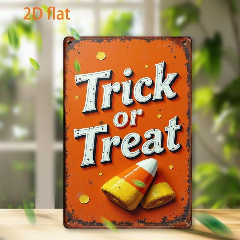Halloween Metal Tin Sign Wall Decor 20x30cm