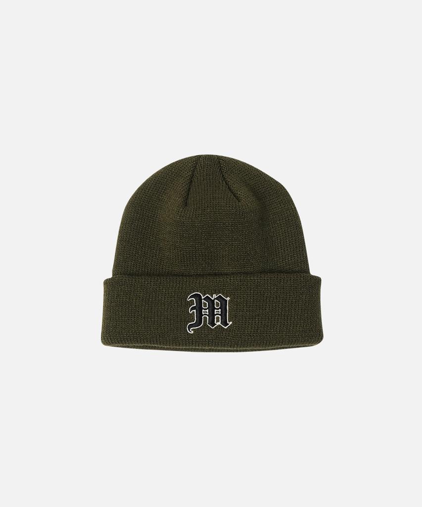 Maenhatanlekojeu Mr Oe Logo Beanie - Olive