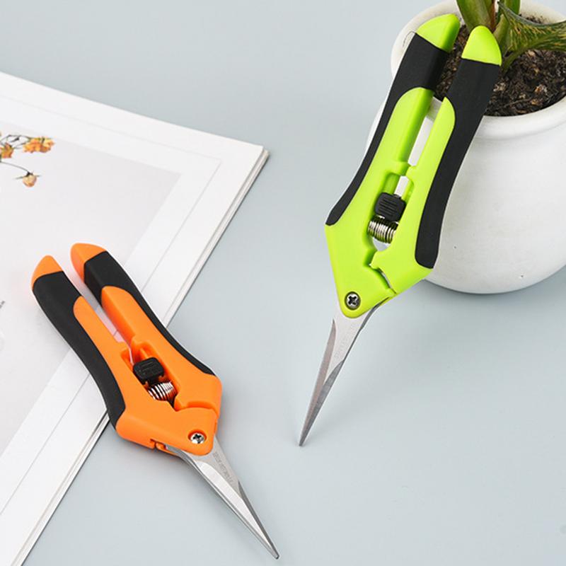 Garden Tools Stainless Steel Gardening Shears Pruning With Soft Grip Handle Gardening Scissor Hand Cutter Fruit Picking
