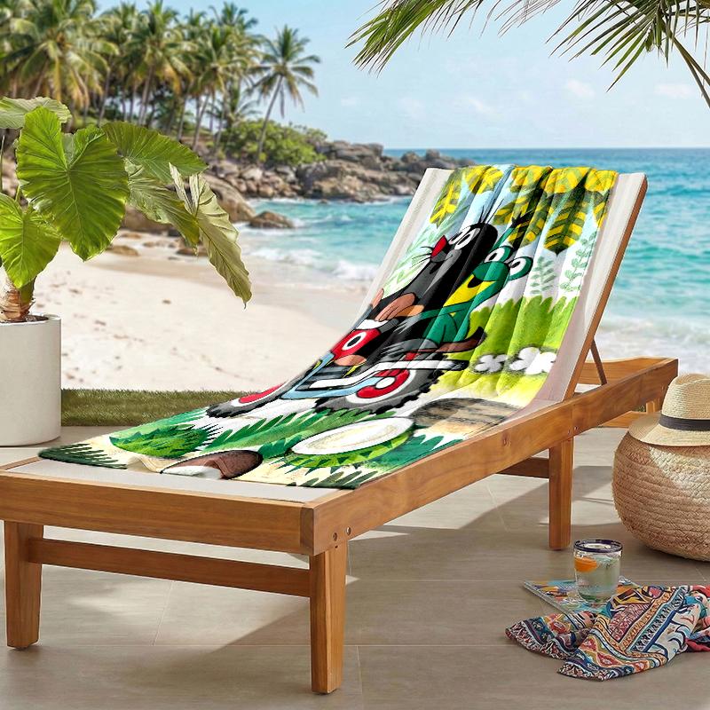 Krtecek Fashion Beach Towel: Ideal for Summer Adventures Soft, absorbent and quick drying suitable for swimming and bathing