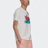 adidas Logo Print Sports Crew Neck Short Sleeve T-Shirt for Men In Off-White