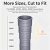1-2M Washing Machine Hose Washing Machine Hose Drain Stretchable Ripple Universal Accessories