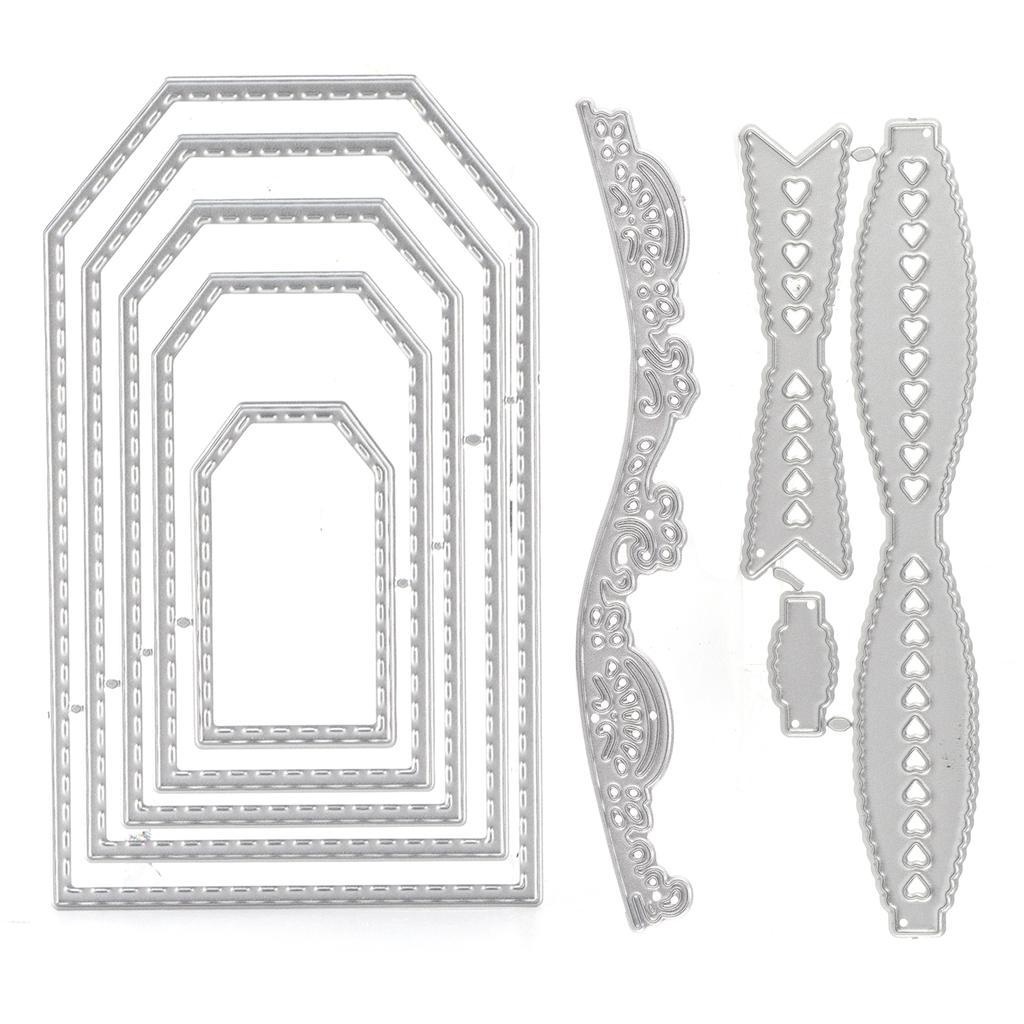 3pcs Die Cuts Carbon Steel Practical Portable Scrapbooking Carving Mould for Decoration